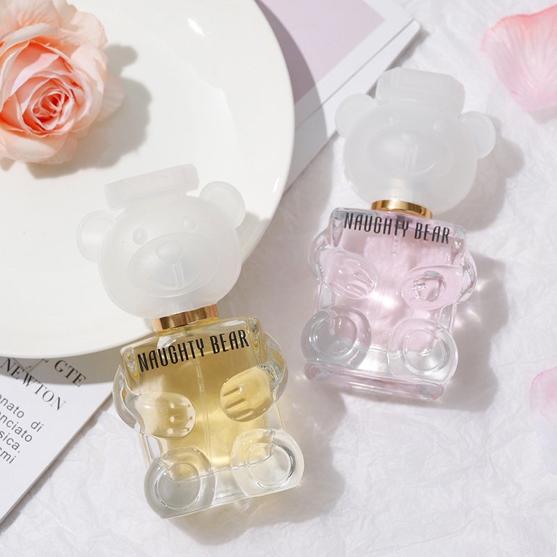 Bình xịt nước hoa toàn thân IMAGES MMZ076 hình gấu bằng thủy tinh 30ml