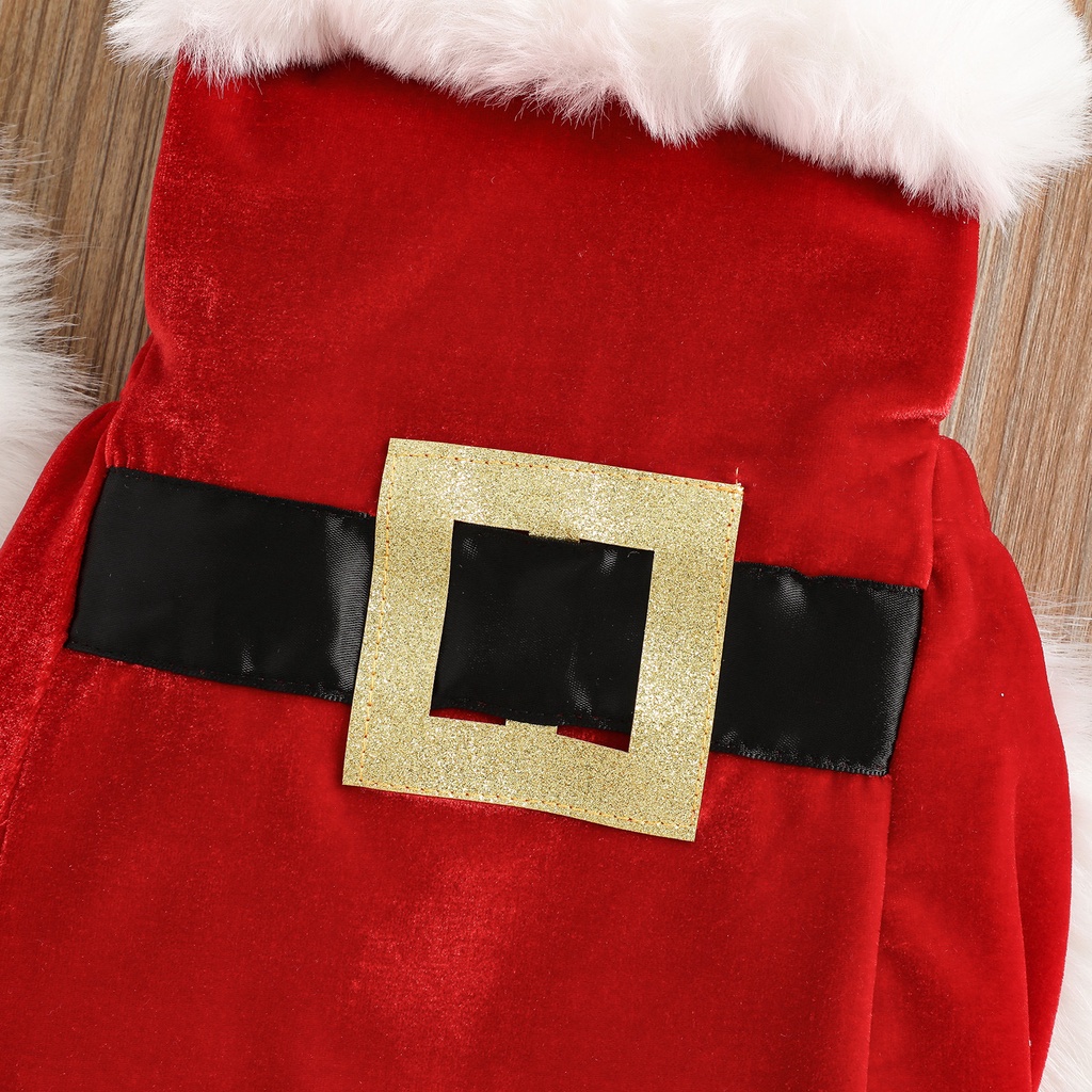 Áo liền quần BCBL không tay phong cách giáng sinh cho bé gái