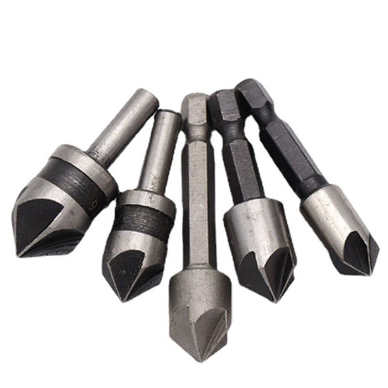 Bộ 5 Mũi Khoan Gỗ Bằng Kim Loại Siêu Bền Tiện Dụng