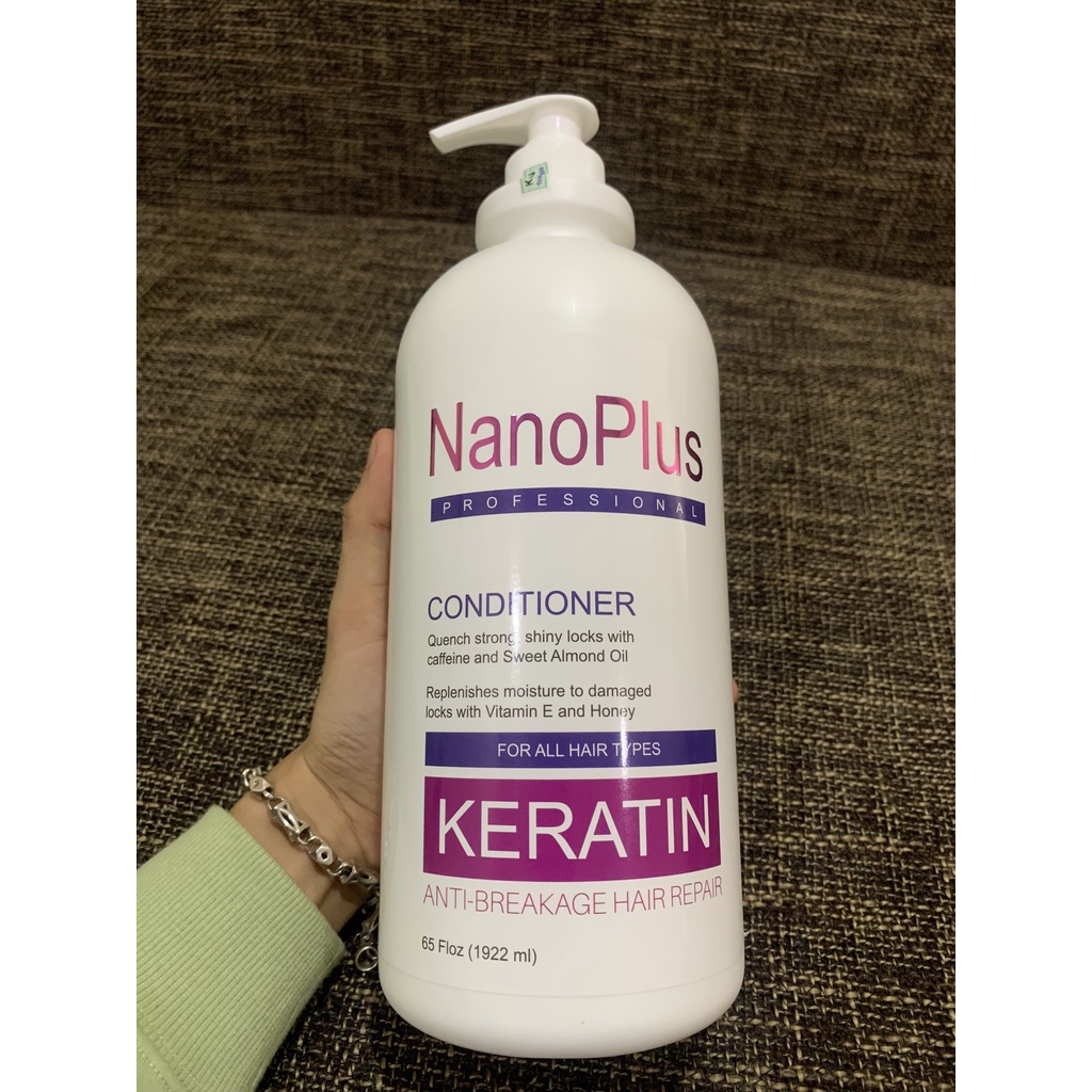 1 Cặp Gội, Xả Nano PLus Collagen 2000ml, Phục Hồi Tóc Hư Tổn,Hết Ngứa Da Đầu, Bóng Mượt, Dưỡng ẩm, Chính Hãng Việt Nam