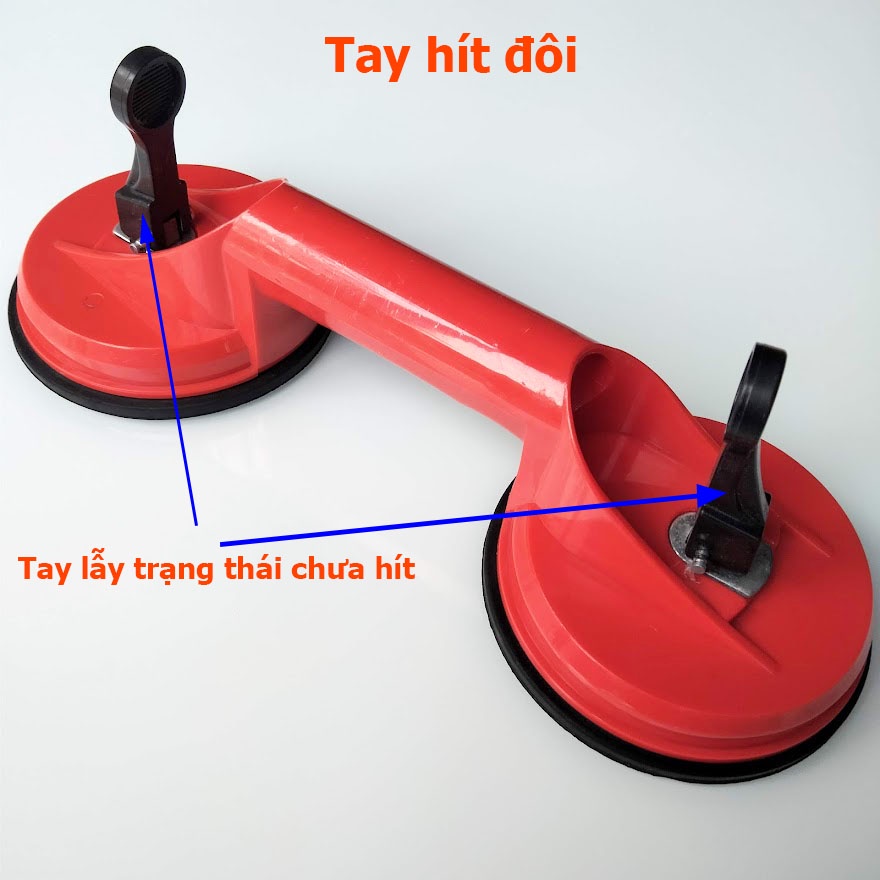 Tay hít gạch, hít kính đơn - tay hít 1 chấu trọng lượng nâng tối đa 50kg