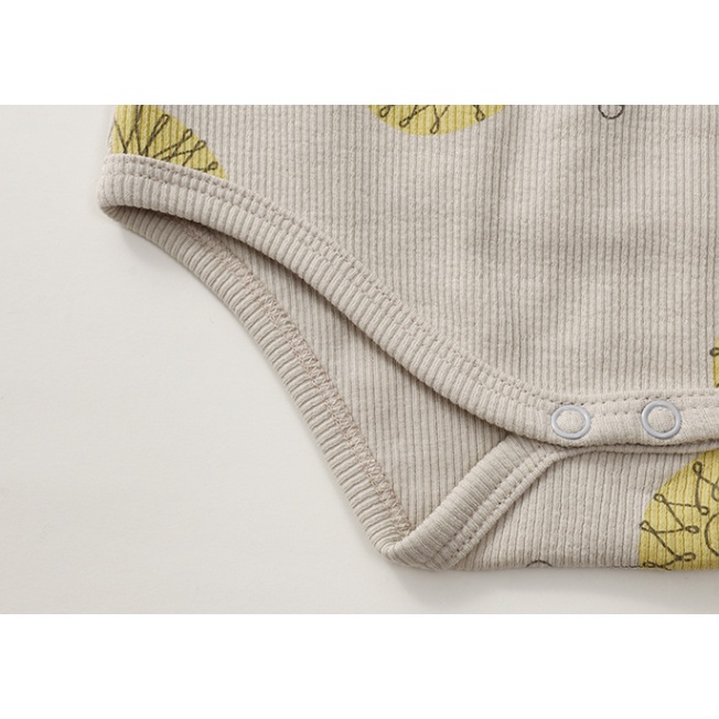 Bộ Áo Liền Quần Sát Nách Vải Cotton Màu Trơn In Họa Tiết Thời Trang Cho Bé Trai Và Gái