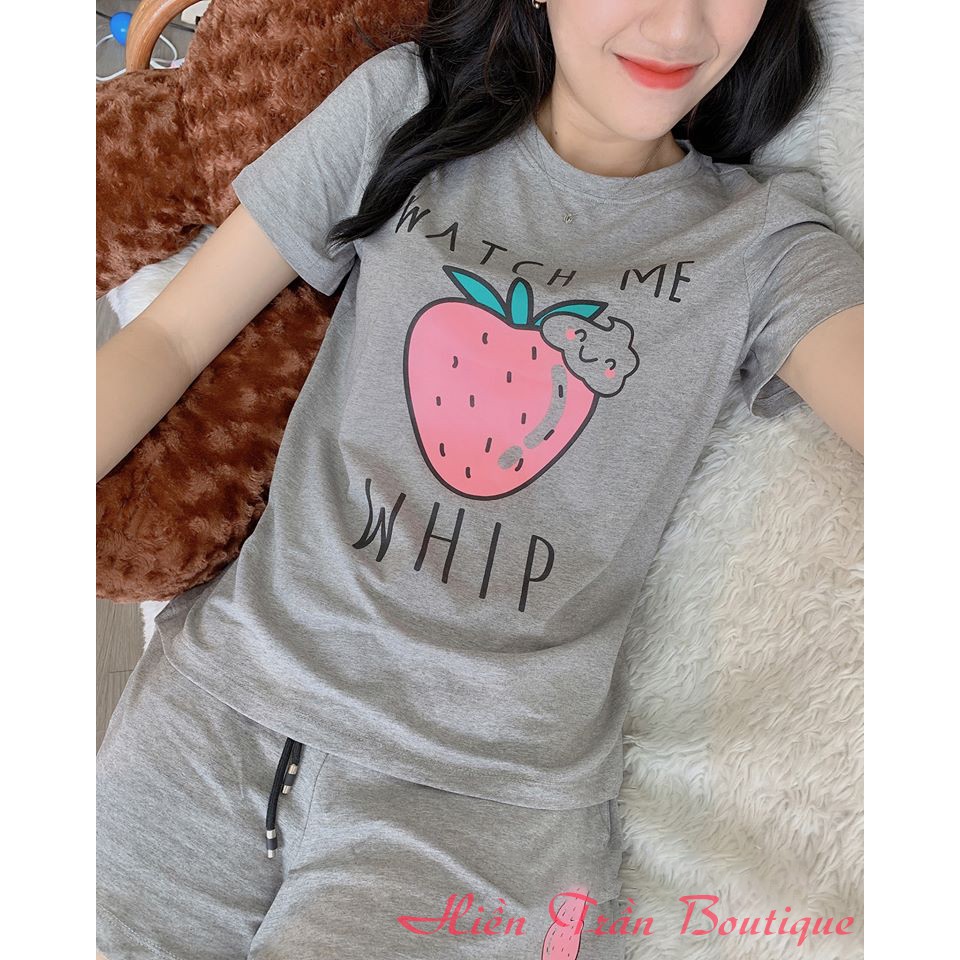 Bộ đùi mặc nhà 100% Cotton siêu mát, thấm mồ hôi cực tốt - Hiền Trần Boutique | WebRaoVat - webraovat.net.vn