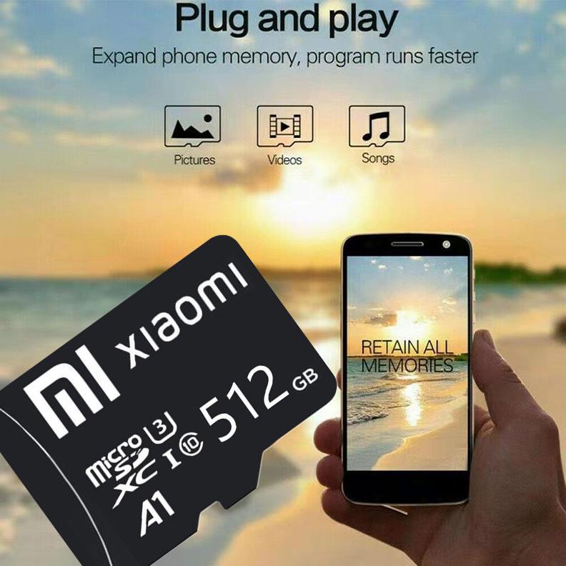 1tb | Thẻ Nhớ Micro SD Class 10 TF 16GB 32GB 64GB 128GB 256GB 512GB 1 TB 100% Xiaomi