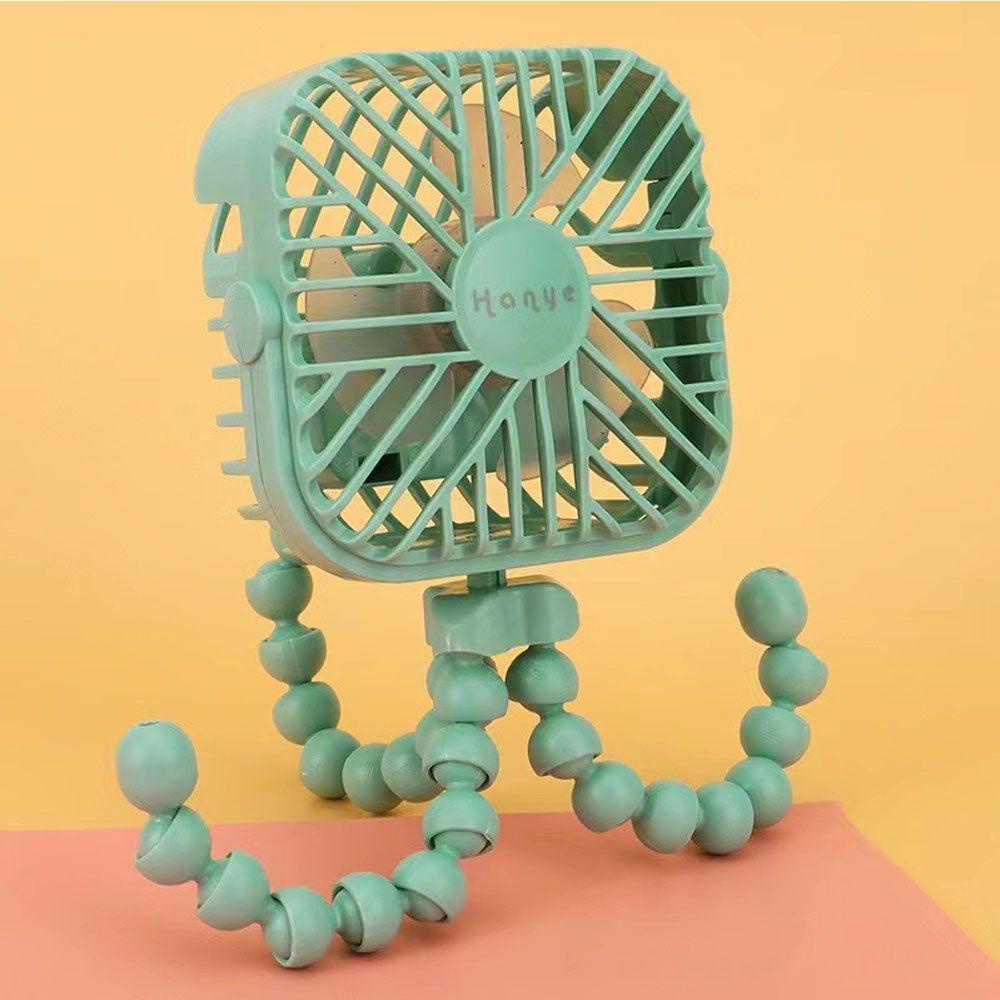 Quạt Mini 500mAh Gắn Xe Đẩy Em Bé Tiện Dụng