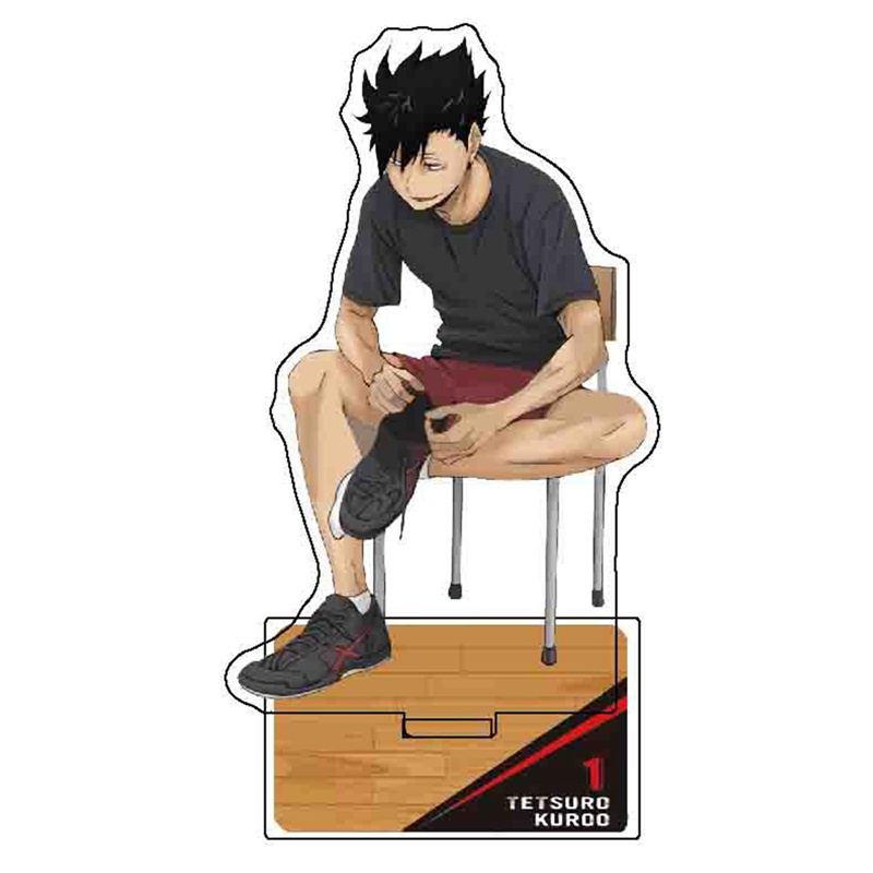 Mô hình nhân vật anime Haikyuu bằng acrylic có giá đỡ trưng bày độc đáo