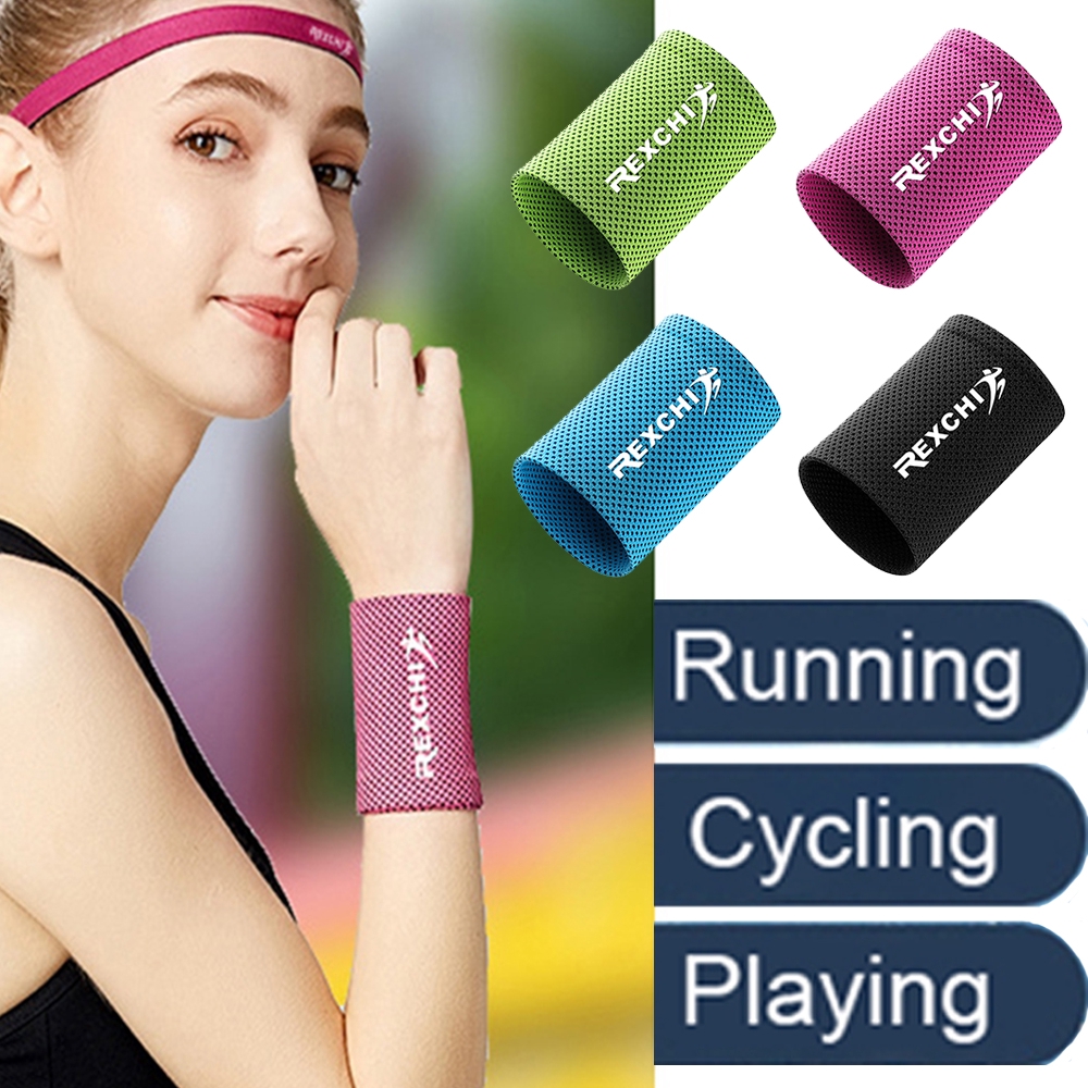 1pcs Băng đeo cổ tay chơi tennis/tập yoga giúp làm mát