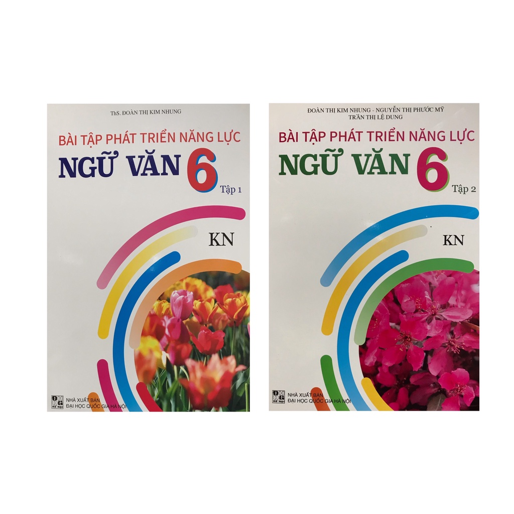 Sách  - Combo Bài tập phát triển năng lực Ngữ Văn lớp 6 tập 1 tập 2 KN