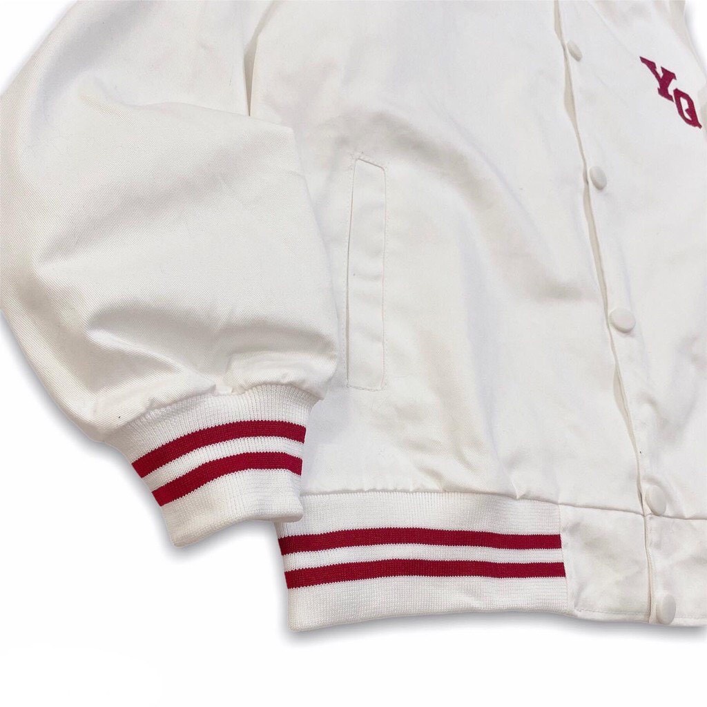 Áo Bomber Nam Nữ Unisex - Áo Khoác Bóng Chày Ulzzang Thêu YQ - 2 lớp dày dặn - Chất Kaki Cúc Bấm - Trẻ Trung Năng Động