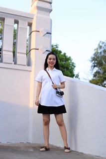 ÁO SƠ MI TRẮNG CHO BẦU