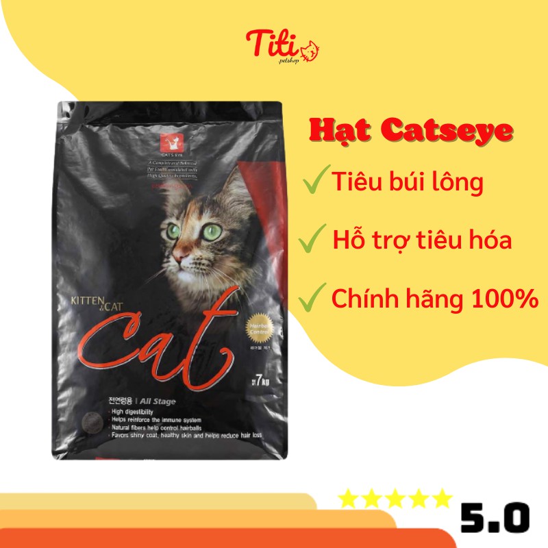 Hạt Cho Mèo, Thức Ăn Cho Mèo CATEYES 1,5KG dành cho mèo mọi lứa tuổi - Titipets