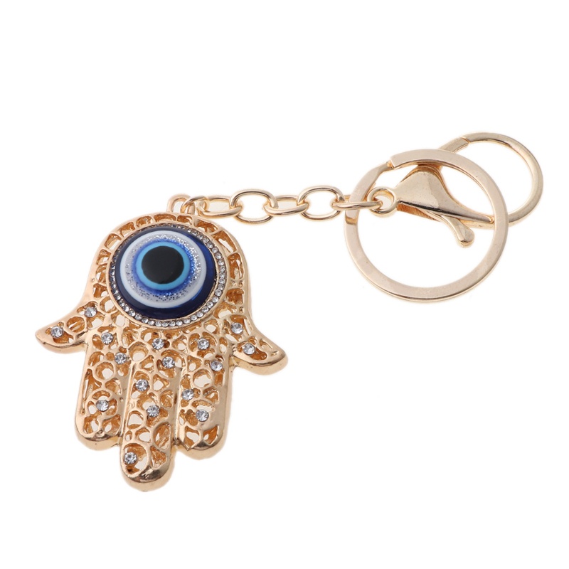 Móc Khóa Hình Bàn Tay Hamsa May Mắn