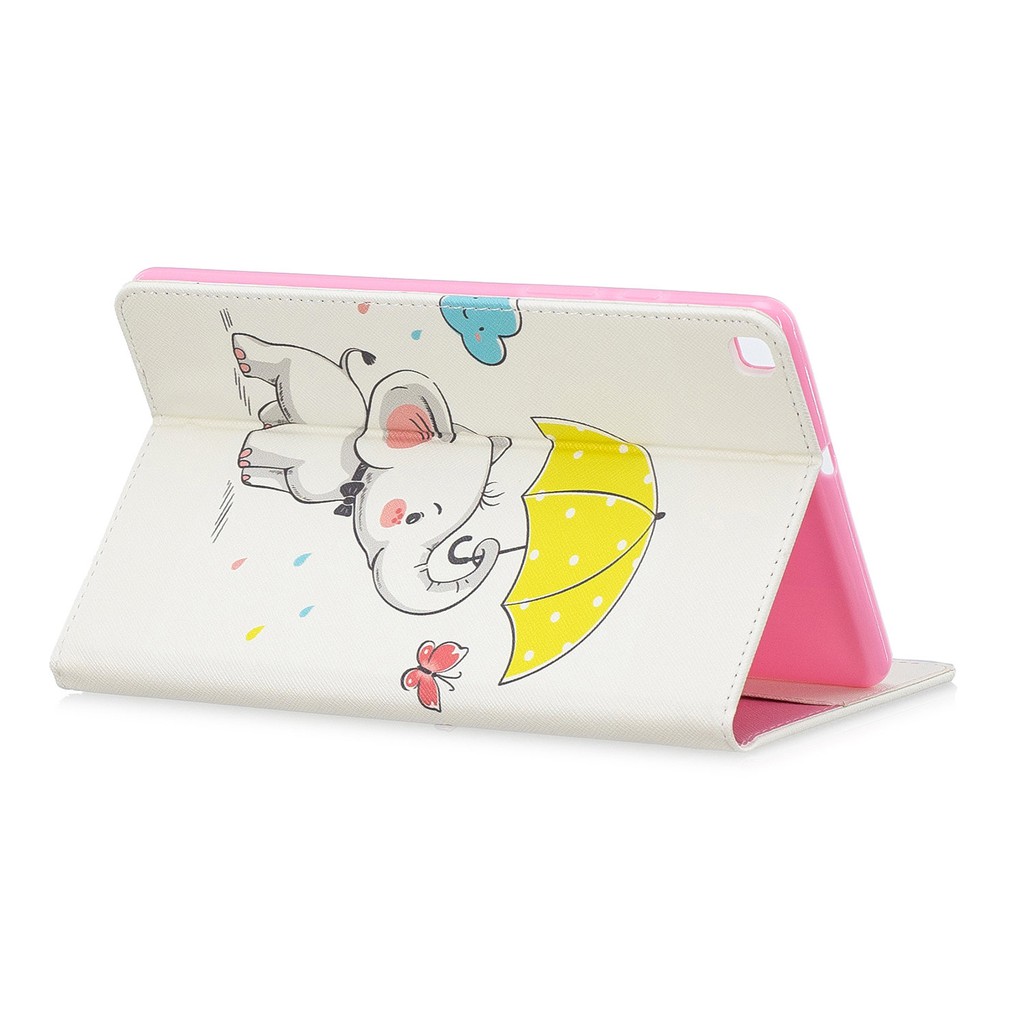 Bao Da Nắp Gập In Hình Dễ Thương Cho Samsung Galaxy Tab A 8 Inch 2019 P200 P205 Sm-P200
