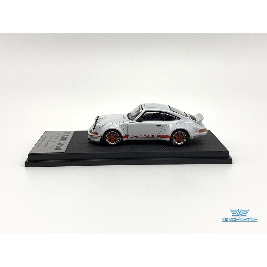 Xe Mô Hình Porsche RWB 930 Ducktail Wing Pearl 1:64 ModelCollect ( Trắng )