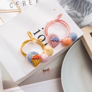 CH099 Cột tóc Strawberry handmade 4 màu