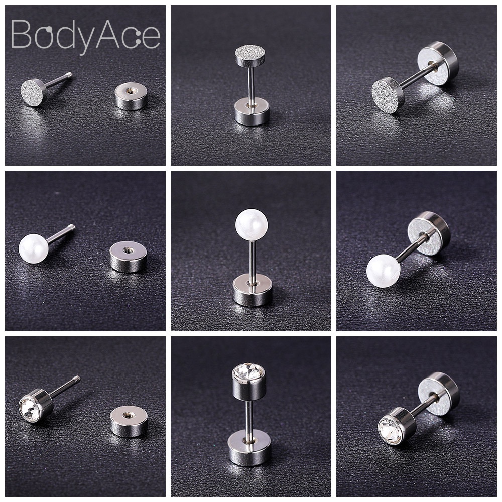 1 Khuyên Vành Tai Hình Hoa Hồng Và Bướm 20G Thời Trang