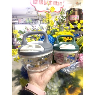 Dụng cụ xay tỏi ớt Kitchen Food, Máy xay tỏi ớt bằng dây cót