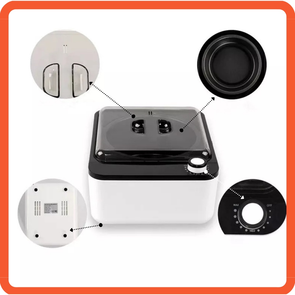 Nồi nấu sáp wax lông đa năng, nồi nấu sáp chống dính CERAMIC cao cấp làm tan chảy sáp nhanh chóng - Bảo hành 3 tháng