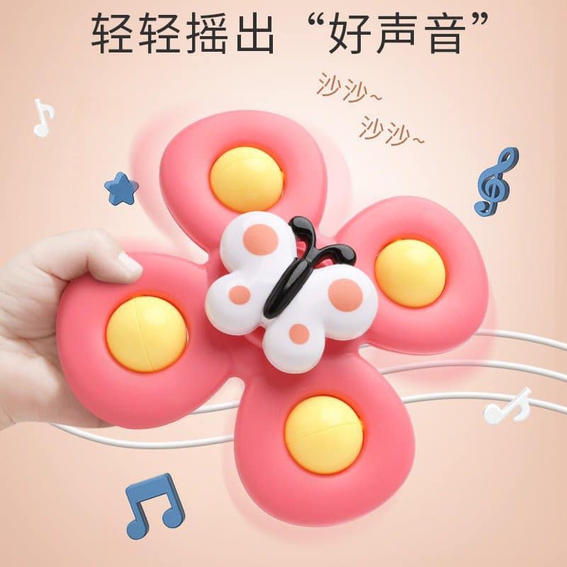 Combo 3 con quay spinner dính tường chong chóng quay vui nhộn an toàn cho bé