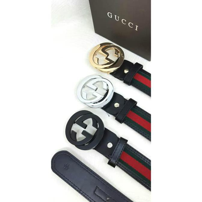 Thắt Lưng Da Gucci 9901 Màu Vàng Thời Trang Cho Nam Nữ