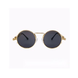 Kính râm Mắt tròn xoe gọng lò xo chống nắng uv400 Cao cấp