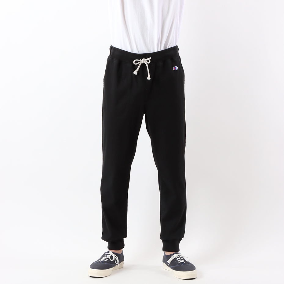 Quần Jogger Nam Champion JP Casual Long Pants Màu Đen CMPC3T201090