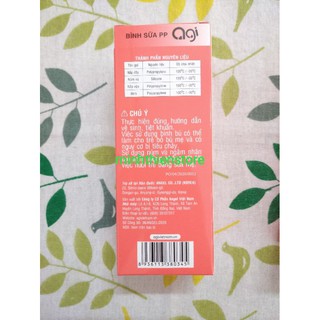 Bình sữa PP AGI cổ hẹp 140ml