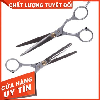 Combo 2 kéo cắt và kéo tỉa tóc đa năng
