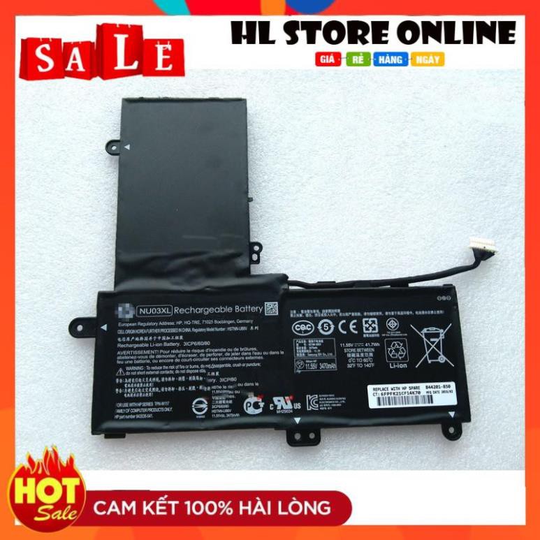 🔔 Pin dành cho Laptop HP Pavilion X360 11-U ( mã pin NU03XL) Zin bảo hành 6 tháng