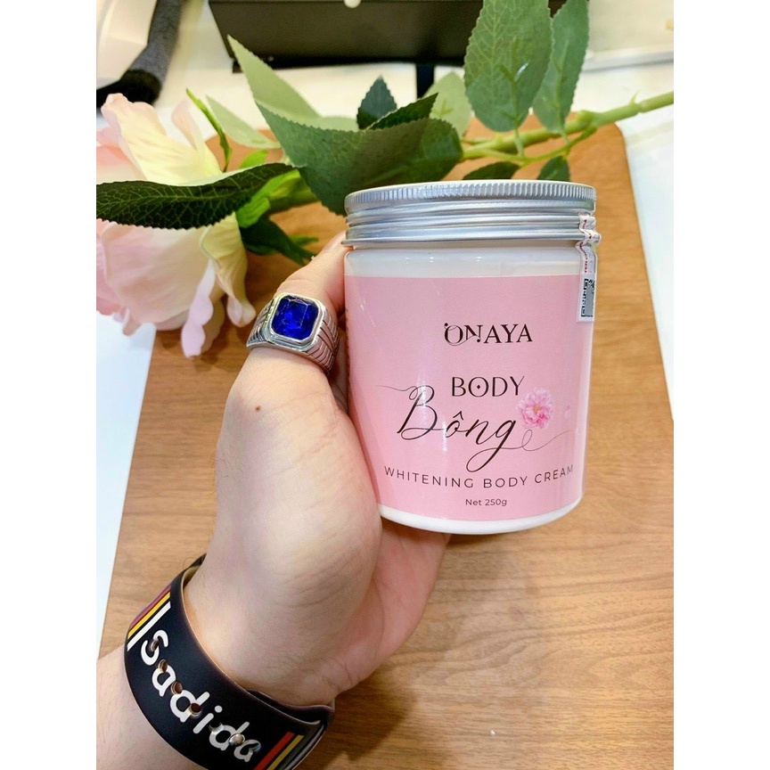 Kem Body Bông ONAYA Dưỡng Trắng Da Kích Trắng 7 Ngày