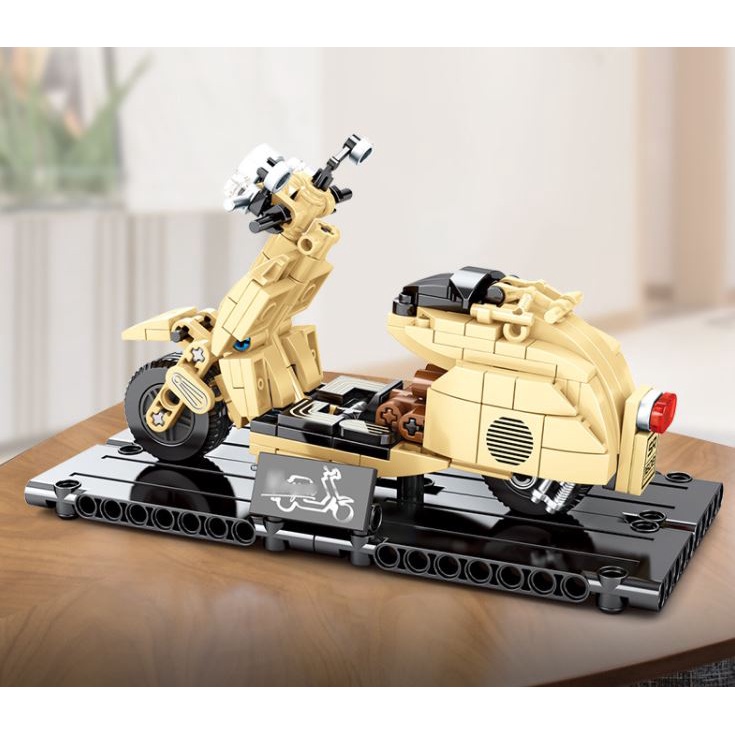 BỘ ĐỒ CHƠI XẾP HÌNH LEGO OTO, Lego Xe Máy - Cho Trẻ Phát Triển Tư Duy