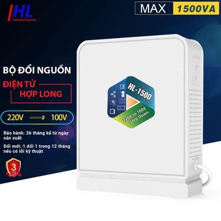 Đổi nguồn trong nhà hợp long công suất 1500VA hạ áp từ 220v xuống 100v