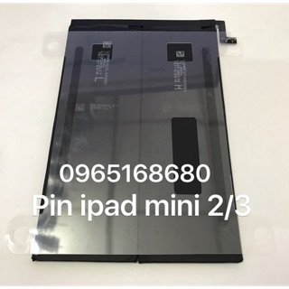 Pin ipad mini 2/3 zin theo máy-mới 100%