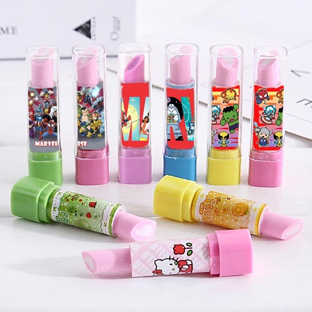 Tẩy son hoàng thượng mèo TSI6 gôm bò sữa capoo trà sữa siêu anh hùng mtp sơn tùng kero CCS