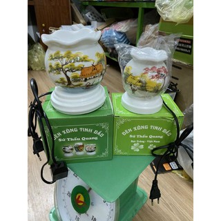 Đèn xông tinh dầu sứ bát tràng