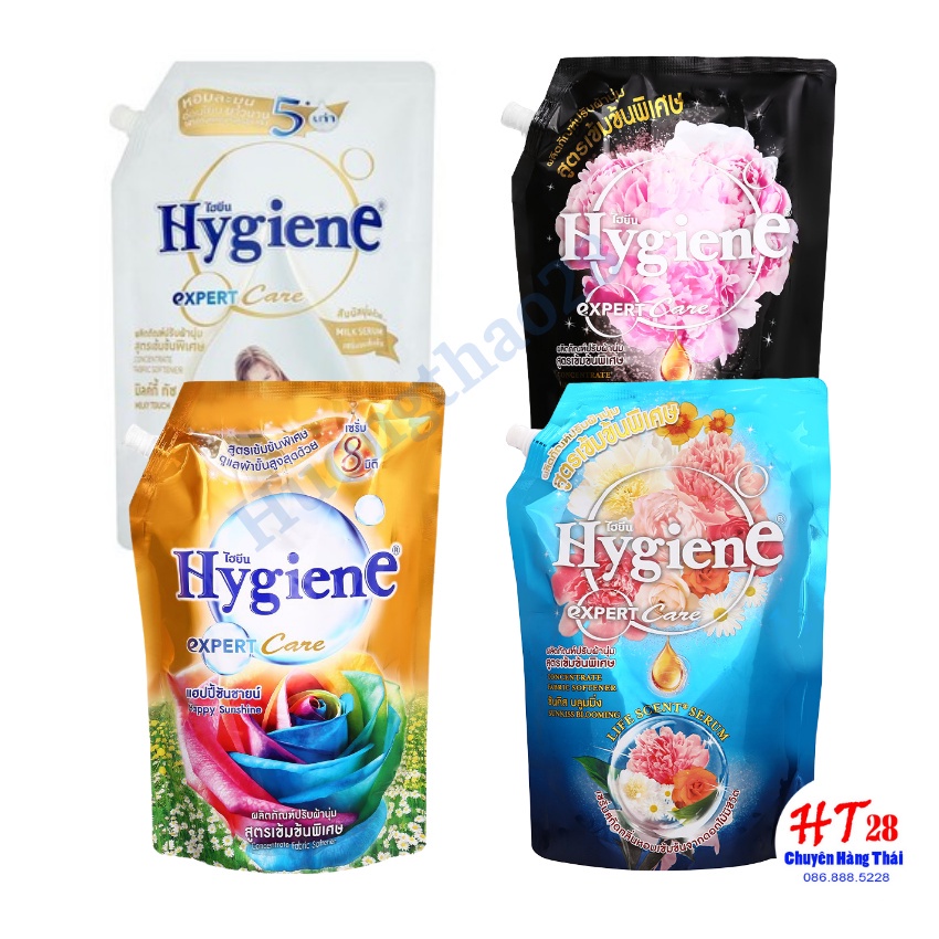 Nước xả vải Hygiene Thái lan 1300ml Cao cấp hương thơm tự nhiên bảo vệ sợi vải