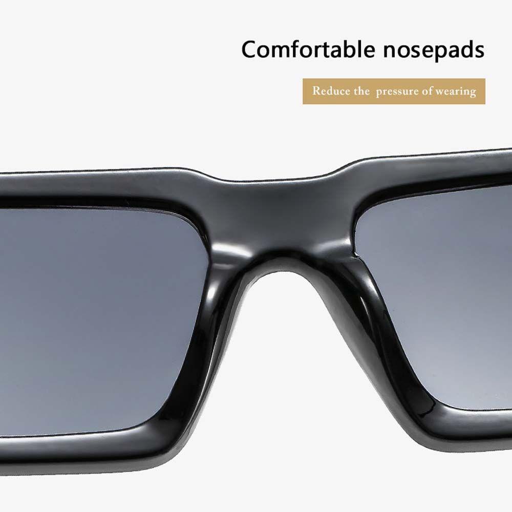 Kính Mát Gọng Vuông Nhỏ Trong Suốt Phong Cách Punk Hip Hop Âu Mỹ Thời Trang Cho Nữ