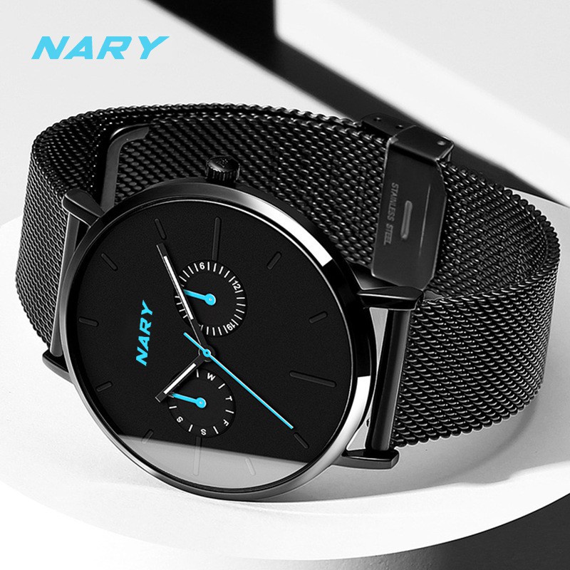 Fashion NARYNARY 2020 new men's fashion casual watch simple elegant waterproof quartz watch