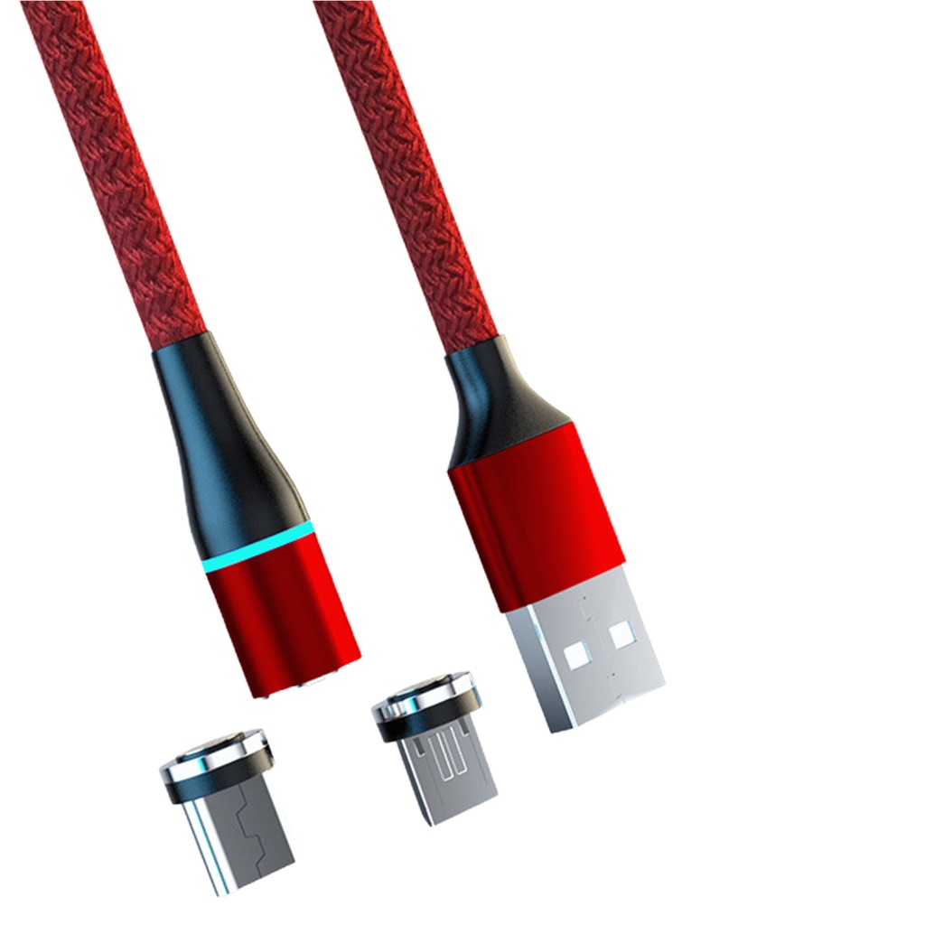 Dây cáp sạc nhanh nam châm Micro Usb Type-C Qc 3.0 1/2m chất lượng cao/ Đầu nối
