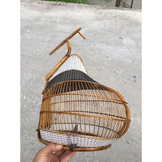 Cu gáy quả đào nóc đan sợi nhựa