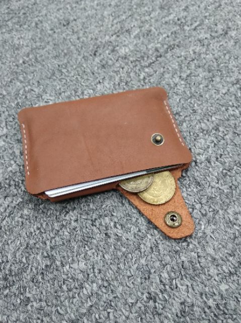 Ví Mini Đựng Thẻ ATM, Thẻ Xe Siêu Thị, Bằng Da Bò Thật