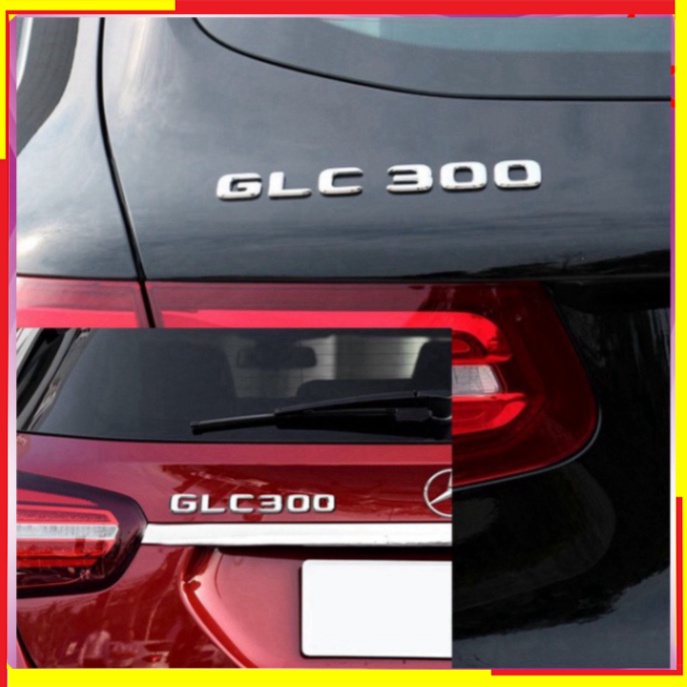[GIÁ SỐC - HÀNG CHÍNH HÃNG] Decal tem chữ GLC300, GLC250, GLC200 dán trang trí đuôi xe ô tô (HÀNG LOẠI 1)