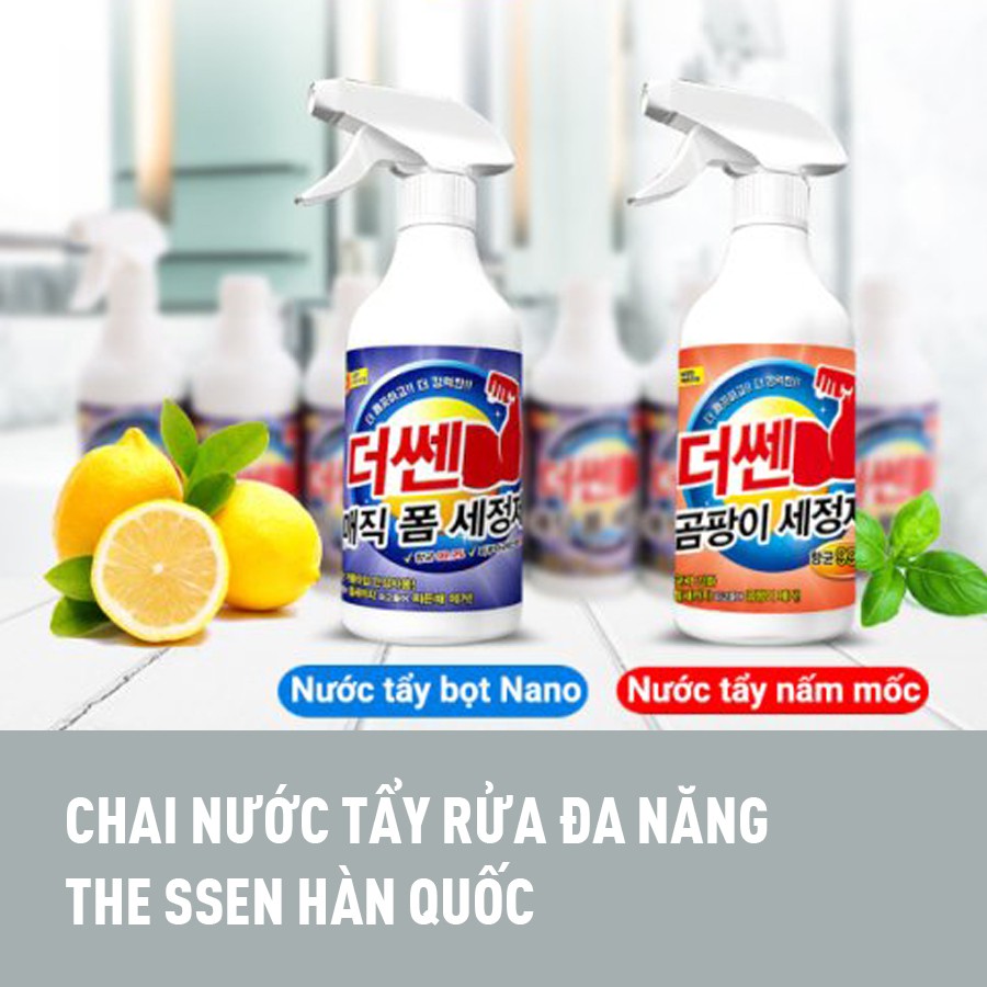 Nước tẩy Nano- nấm mốc  đa năng nano Hàn Quốc siêu sạch Dạng gói