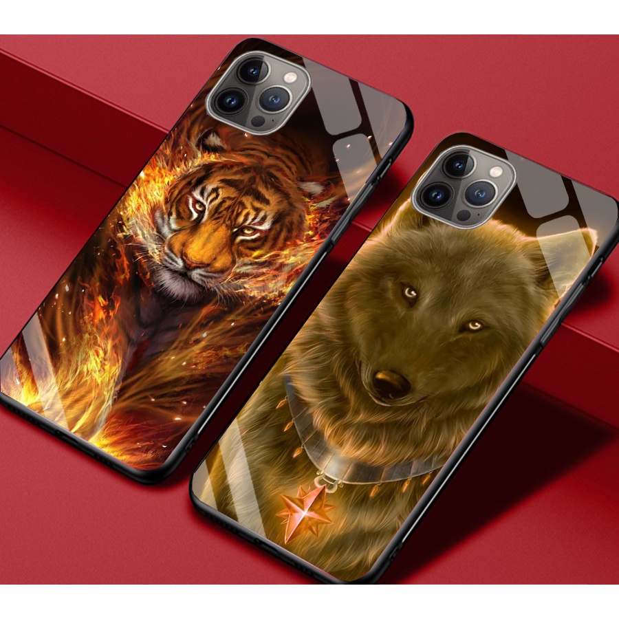 Ốp Lưng iphone 13, 13 Pro, 13 Pro Max mặt kính cường lực cao cấp, thiết kế Độc Quyền