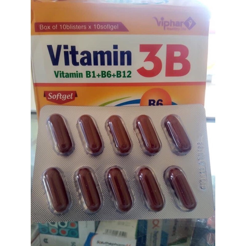 Viên uống Vitamin 3B B1-B6-B12 (hộp 100 viên) | BigBuy360 - bigbuy360.vn