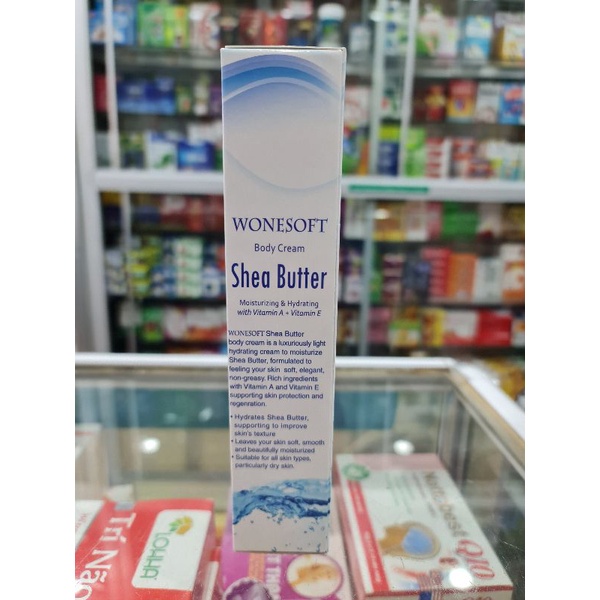 Kem Dưỡng Ẩm Chuyên Sâu WONESOFT Body Cream Shea Butter 125ml - TP025