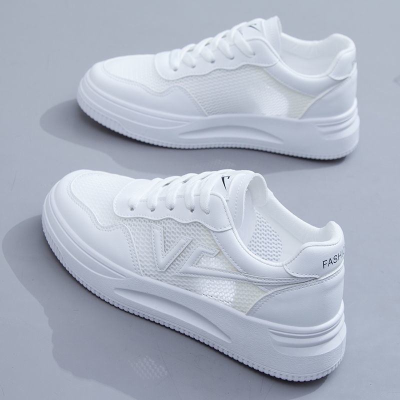 Giày sneaker phối lưới thoáng khí thời trang thích hợp cho nữ