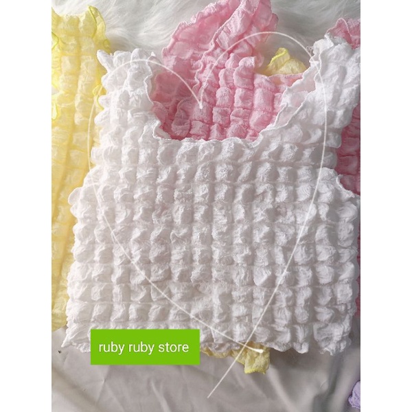 ÁO HAI DÂY NỮ BẢNG TO VẢI XỐP KIỂU CROPTOP ĐẸP FREE SIZE DƯỚI 52 KG BYNPCNGA