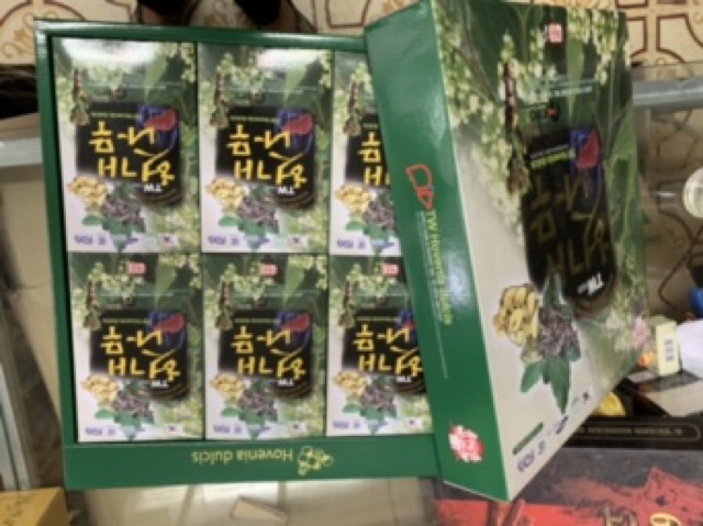 Bổ gan hàn quốc Hovenia Taewoong Food - Nước bổ gan chính hãng Korea hộp 30 gói