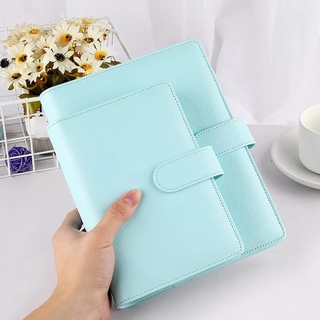 Quinton Notebook Cover Refillable Journal Ring Binder File Folder A6 / A5 Da PU Notepad Cover